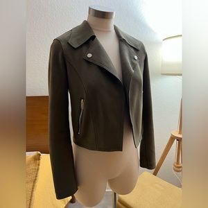 Anthropologie Kelyn sueded Moto jacket